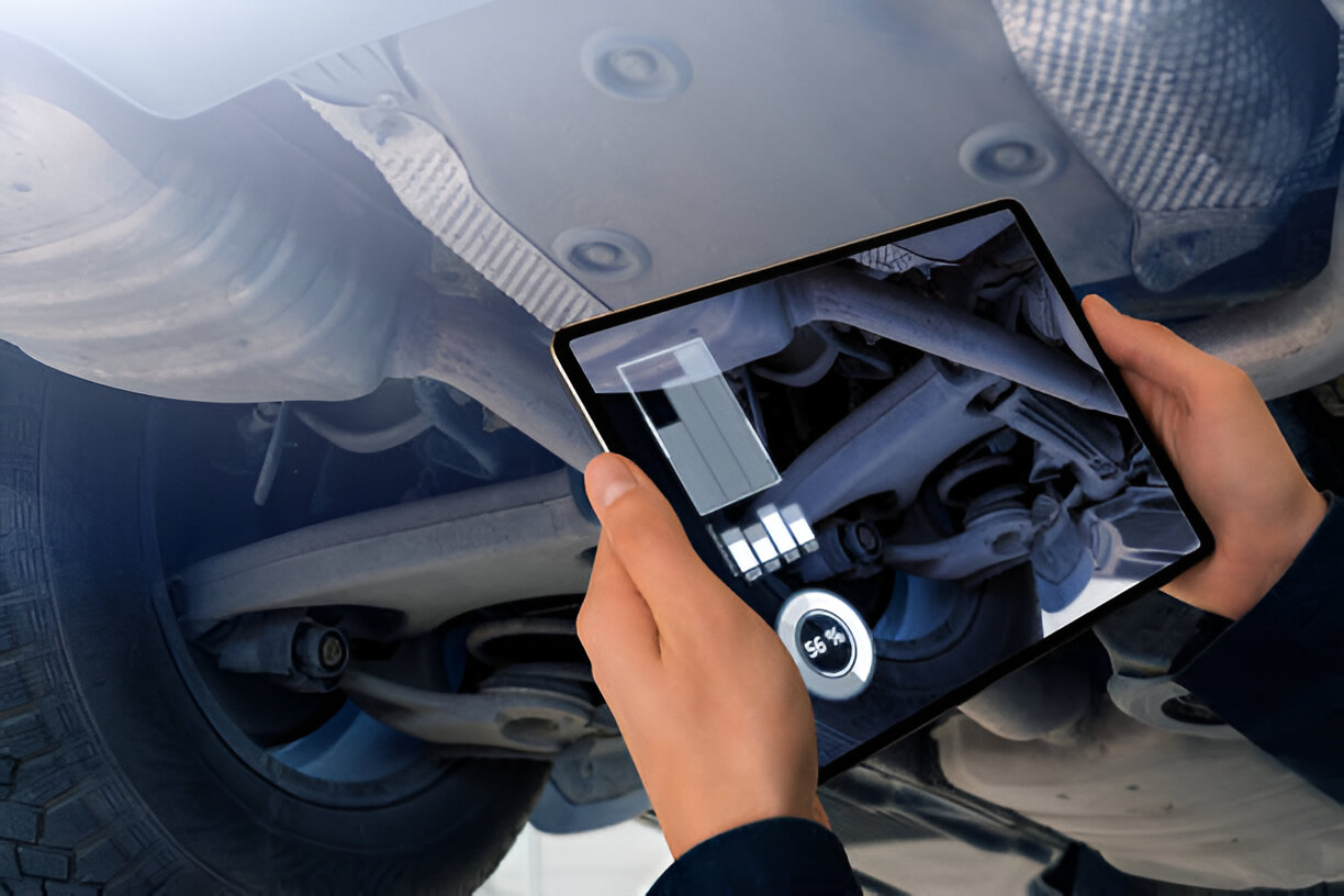 High-resolution undercarriage scanner